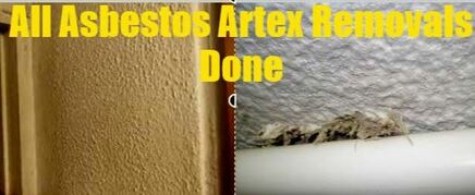 Asbestos artex wall removal London